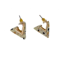 Soireeline Lifestyle Granite Triangle Earring