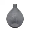 Dovetail Decor Grey Glass Bottle