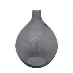 Dovetail Decor Grey Glass Bottle