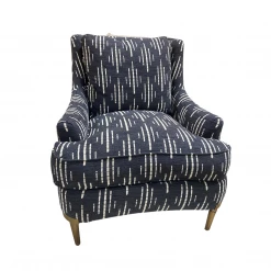 Rowe Lyra Upholstered Chair In Midnight Furniture