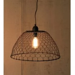 Park Hill Collection Chicken Wire Pendant