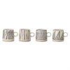 Bloomingville Embossed Stoneware Mug Decor