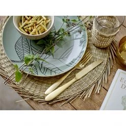 Bloomingville Round Hand-Woven Natural Seagrass Placemat