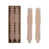 Creative Co-Op Blush Unscented Totem Taper Candles Set New Arrivals