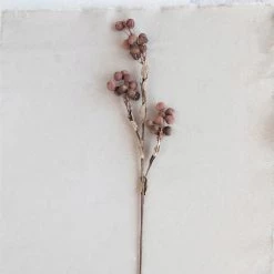 Creative Co-Op Faux Plum Berry Stem Decor