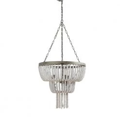 Creative Co-Op New Arrivals Onyx Beaded Chandelier