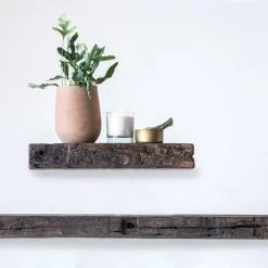 Creative Co-Op Reclaimed Wood Wall Shelf Decor