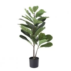 Creative Co-Op Faux Fiddle Fig Leaf Potted Plant New Arrivals