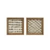 Creative Co-Op Small Square Framed Paper Wall Decor