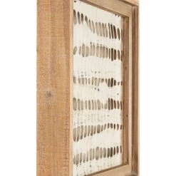 Creative Co-Op Small Square Framed Paper Wall Decor