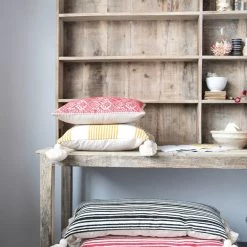 Creative Co-Op Reclaimed 2-Piece Wood & Metal Hutch