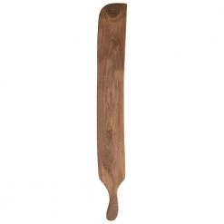 Creative Co-Op Acacia Wood Cutting Board With Handle Decor
