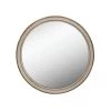 Creative Co-Op Dani Round Wood Framed Wall Mirror