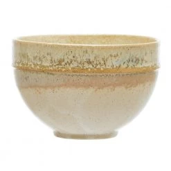 Creative Co-Op Stoneware Cream Soup Bowl Decor