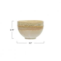 Creative Co-Op Stoneware Cream Soup Bowl Decor 7 Creative Co-Op Stoneware Cream Soup Bowl Decor