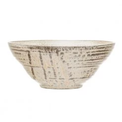 Creative Co-Op Stoneware Cream Cereal Bowl