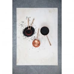 Creative Co-Op Copper & Rattan Stainless Steel Scoops New Arrivals