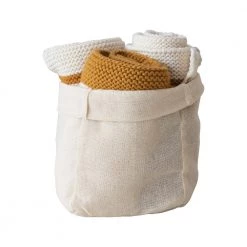Creative Co-Op Mustard & Cream Dish Cloth Set Kitchen