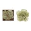 Creative Co-Op Handmade Sage Paper Camellia Flower Floral + Garden