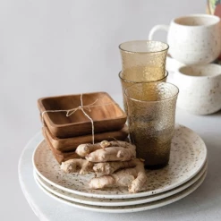 Creative Co-Op Amber Juice Glass Decor