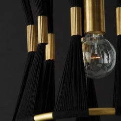 Capital Lighting Emily Black 1 Light Pendant