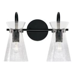 Capital Lighting Misha Matte Black Vanity Light