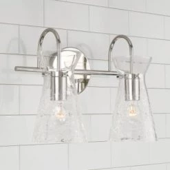 Capital Lighting Misha Polished Nickle Vanity Light