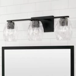 Capital Lighting Luke Matte Black Vanity Light