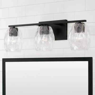 Capital Lighting Luke Matte Black Vanity Light 4 Capital Lighting Luke Matte Black Vanity Light