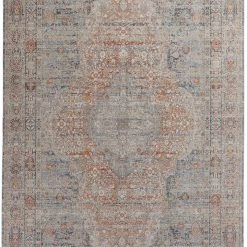 Feizy Marquette Rust/Blue Rug