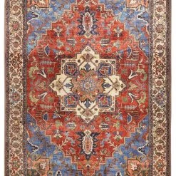 Feizy Percy Blue Rust Rug Rugs