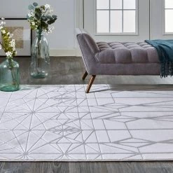 Feizy Micah Ivory/Silver Rug