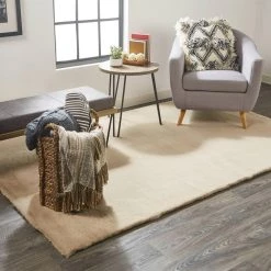 Feizy Luxe Velour Rug - Beige Rugs 7 Feizy Luxe Velour Rug - Beige Rugs