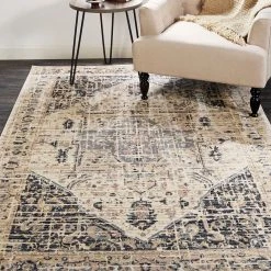 Feizy Grayson Charcoal/Beige Rug