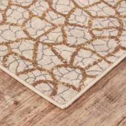 Feizy Cannes Light Gray/Brown