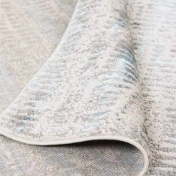 Feizy Azure Blue/Gray Rug