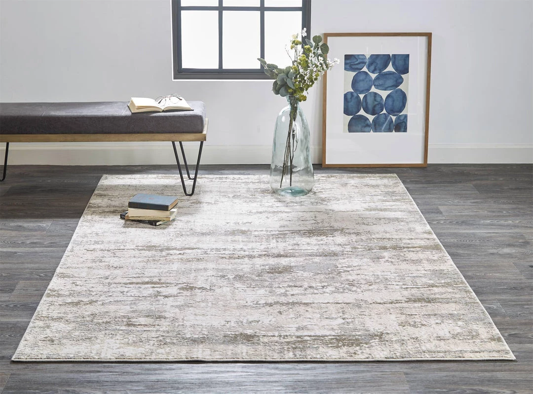Feizy Parker Silver/Beige Rug Rugs 5 Feizy Parker Silver/Beige Rug Rugs