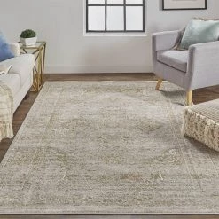 Feizy Rugs Aura Brown/Gold Rug