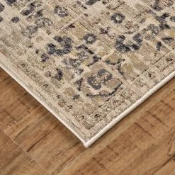 Feizy Grayson Charcoal/Beige Rug