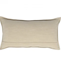 Classic Home Decor Parsons Cocoa Leather Lumbar Pillow