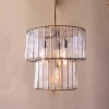 Kalalou Lighting Two Tiered Light With Glass Chimes