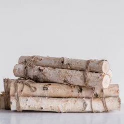 Creative Co-Op Decor Birch Log Bundle