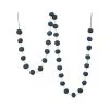 Creative Co-Op Blue Felt Beaded Garland
